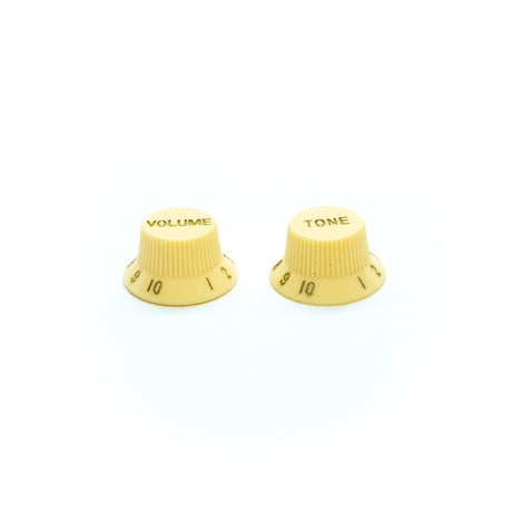 Top Hat Pot Knobs Strat Style (Various Colours) - Parts - WM Guitars