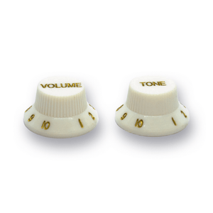 Top Hat Pot Knobs Strat Style (Various Colours) - Parts - WM Guitars