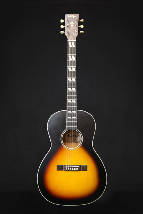 Vintage Historic Series Parlour Acoustic Guitar - Acoustic Guitars - Vintage