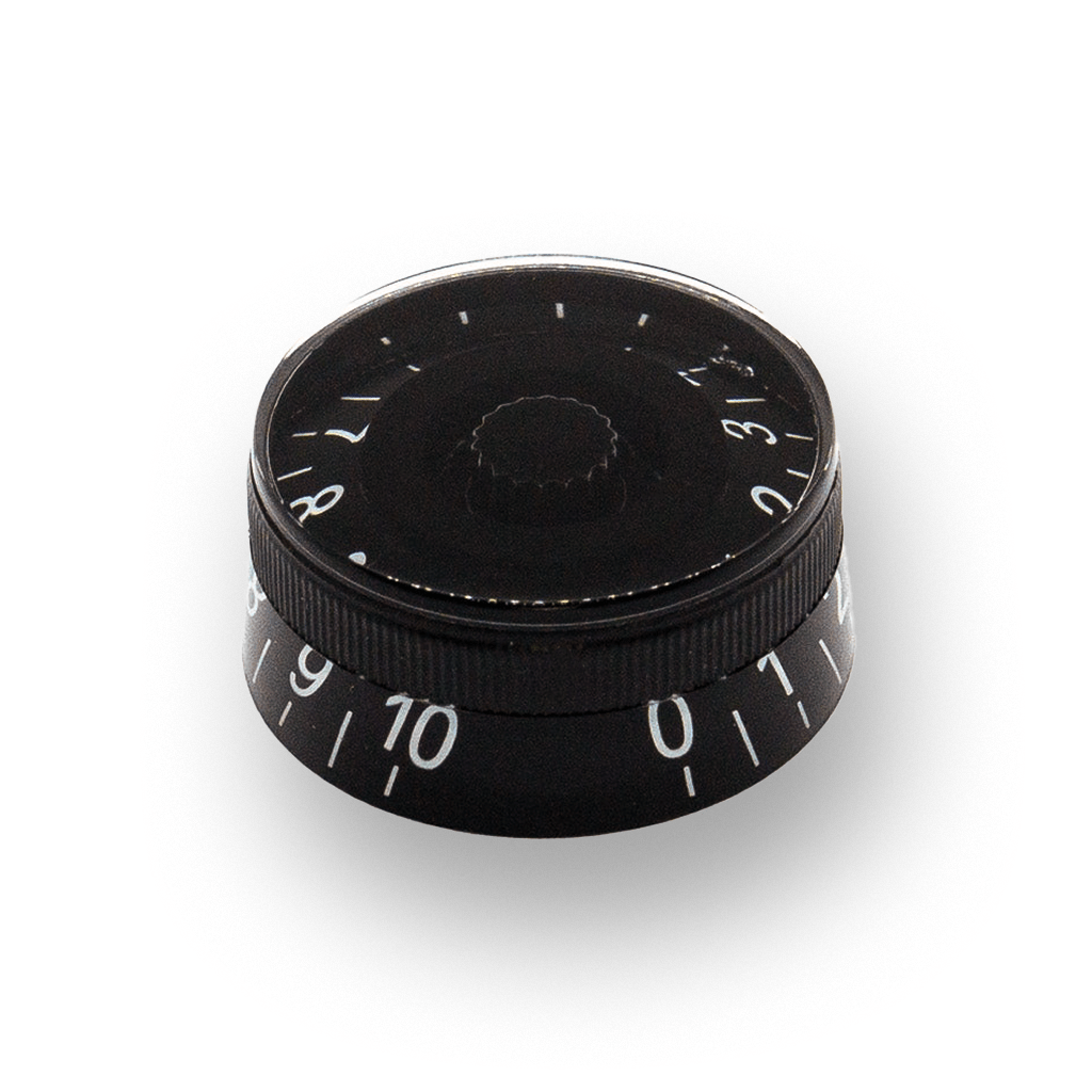 Vintage Speed Knob with Rubber Grip Ring x2 (Various Colours) - Parts - WM Guitars