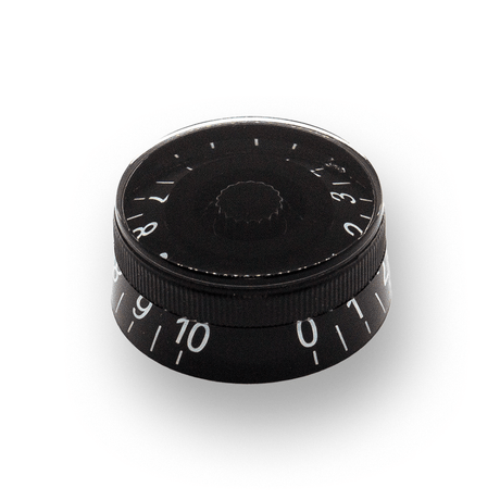 Vintage Speed Knob with Rubber Grip Ring x2 (Various Colours) - Parts - WM Guitars