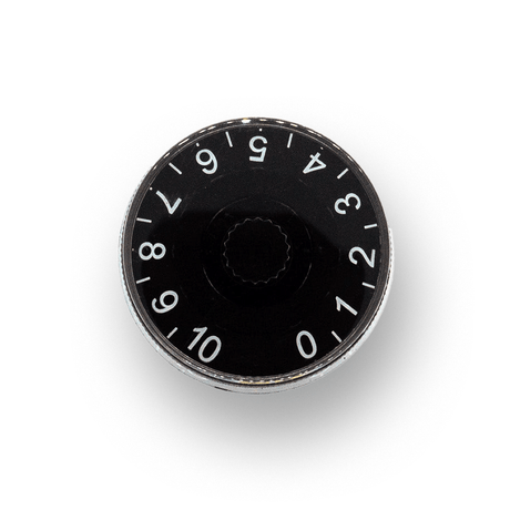 Vintage Speed Knob with Rubber Grip Ring x2 (Various Colours) - Parts - WM Guitars