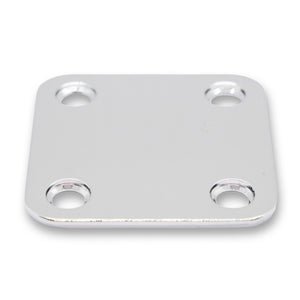 Vintage Style Neck Plate & Screws Set (Chrome or Gold) - Parts - WM Guitars