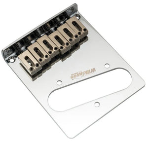 Wilkinson M Series 52.5mm Guitar Bridge with 6 Modern Style Saddles - Parts - Wilkinson