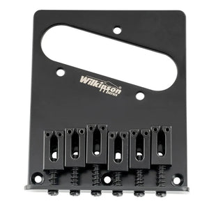 Wilkinson M Series 52.5mm Guitar Bridge with 6 Modern Style Saddles - Parts - Wilkinson