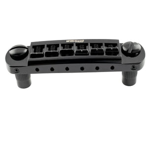 Wilkinson M Series 52.5mm String Spacing Adjustable Pigtail Style Wraparound Bridge - Parts - Wilkinson