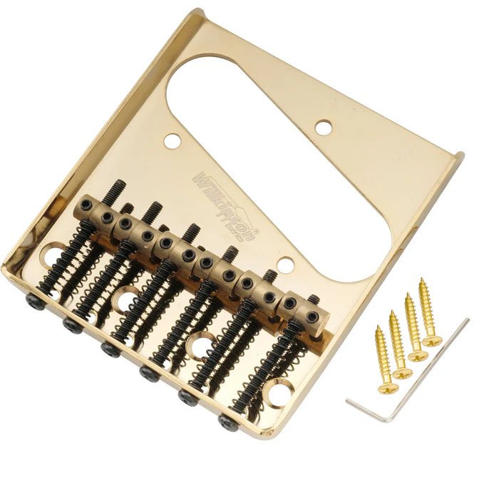 Wilkinson M Series 54mm Vintage Ashtray Style Bridge with 6 Brass Barrel Saddles - Parts - Wilkinson