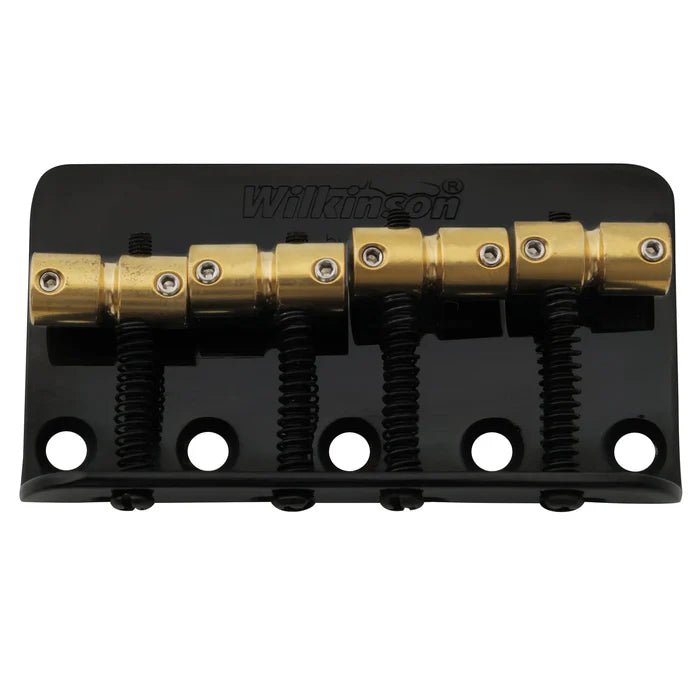Wilkinson WBBC Bass Bridge Brass Saddles for 4 - String Precision/Jazz Bass - Parts - Wilkinson