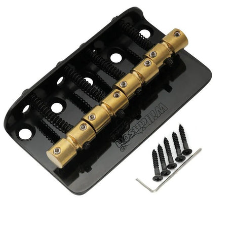 Wilkinson WBBC Bass Bridge Brass Saddles for 4 - String Precision/Jazz Bass - Parts - Wilkinson
