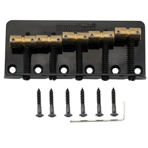 Wilkinson WBBC5 18mm Brass Saddles Steel Plate 5 - String Bass Bridge - Parts - Wilkinson
