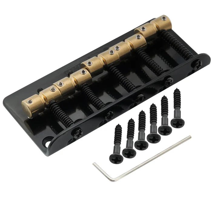 Wilkinson WBBC5 18mm Brass Saddles Steel Plate 5 - String Bass Bridge - Parts - Wilkinson