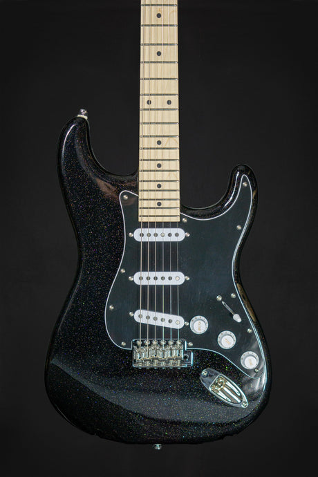 Woodstock Custom Stratocaster, Night Sky Finish 'Rock for Ukraine' - Electric Guitars - Woodstock