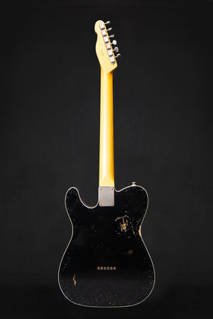 Woodstock Oldboy Tele Double Bound Black Electric Guitar - Electric Guitars - Woodstock