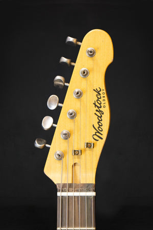 Woodstock Oldboy Tele Double Bound Black Electric Guitar - Electric Guitars - Woodstock