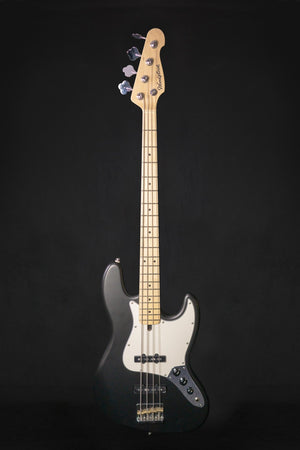 Woodstock Satin J - Bass 'Rock for Ukraine' Satin Black - Bass Guitars - Woodstock