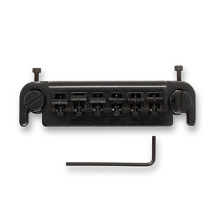Wrap - Around Bridge Assembly (Black) - Parts - WM Guitars