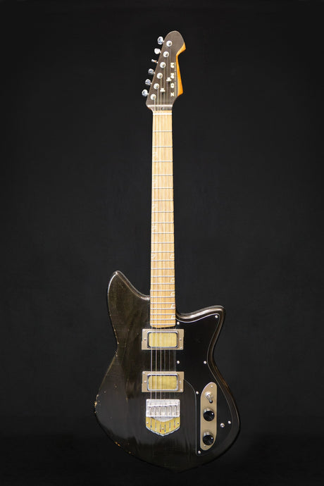 Zona Sulis Custom Texas Tea Black Gold Handmade Electric Guitar - Electric Guitars - Zona