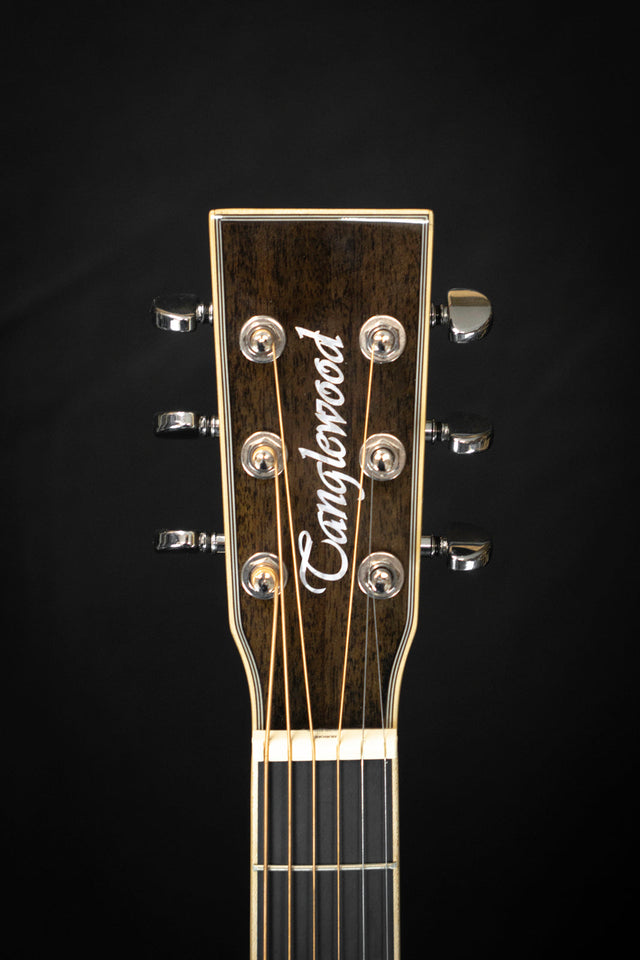 Tanglewood TW4 E BS Acoustic Guitar Headstock Front